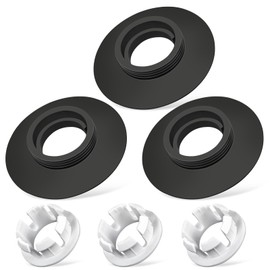 Flush Valve Seal Compatible with Ideal Standard Toilet Cistern, Replacement Flush Valve Seal & Clip, Replace of SV01967 (3 Pcs)