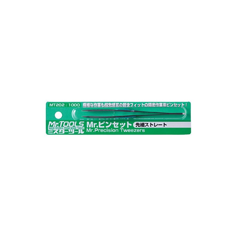 GSI Creos G Tool MT202 Mr. Tweezers Fine Point Straight