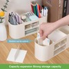 MumdoYAL Desk Organiser with 6 Compartments and 3 Drawers -
