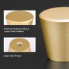LONTAN 10 Furniture Knobs Gold Cabinet Handles Gold Metal Drawer