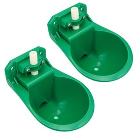 Goat Drinker, Livestock Drinker for Sheep Dog Piglet Calf Horse Farm Water Trough for Livestock Automatic Water Bowl Plastic Drinking Bowl Water Dispenser 2 Pack