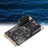 Mini PCi E to 2 Port SATA Expansion Card 6Gbps