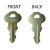 2055 Key for Bradley Paper Towel Toilet Tissue Soap Dispensers