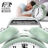 CSL - Analogue Alarm Clock without Ticking with Light -