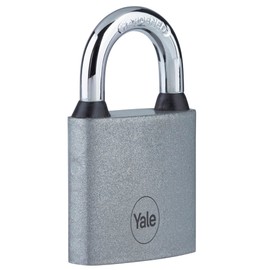 Yale - Y111s/32/116/1 Eisenvorhängeschloss 32 mm - Silber - Häfenstahlhäureung - Innengebrauch