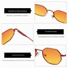 ZENOTTIC Mini Cool Octagonal Sunglasses Women Men Polarised Metal Frame
