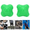 2pcs Rubber Reaction Bounce Balls Irregular Shape Reaction Balls for