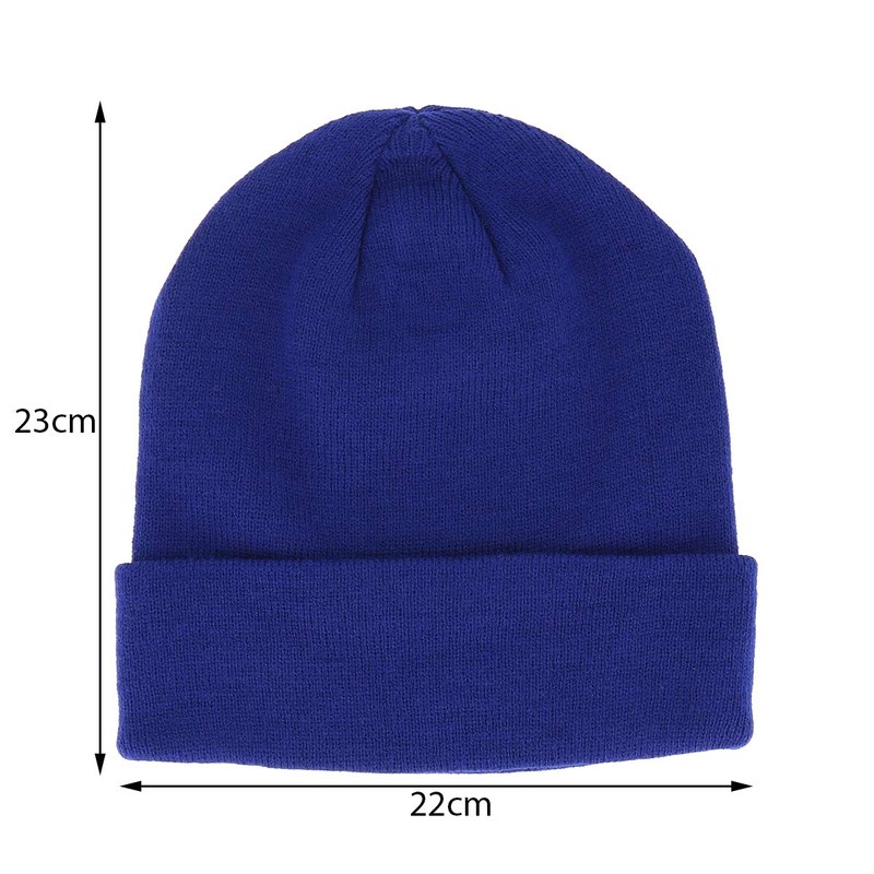 SHIPITNOW Men's or Women's Winter Hat Plain - Basic Knitted