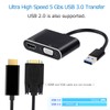 USB to HDMI VGA Adapter USB 3.0 to HDMI Converter