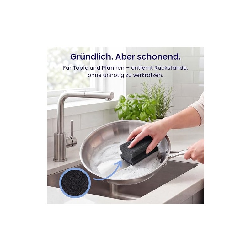 Washing Up Sponge Pack of 10, 9 x 7 x