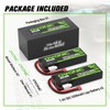 OVONIC 2s Lipo Battery 50C 5200mAh 7.4V Lipo Battery with