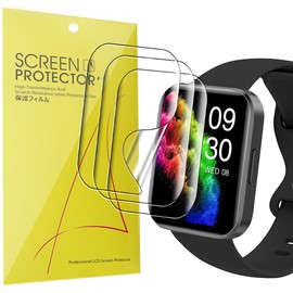Compatible for RUIMEN Smart Watches D1 Screen Protector, [3 Pack] Blueshaweu Full Coverage TPU Clear Film Compatible with RUIMEN D1 1.85" Smart Watches (3 pack)