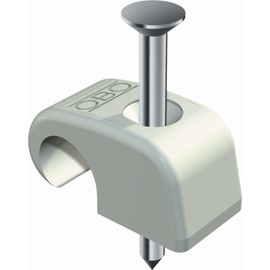 OBO Bettermann Nail Clamps 10-14 mm with Nail 25 mm (Pack of 100)