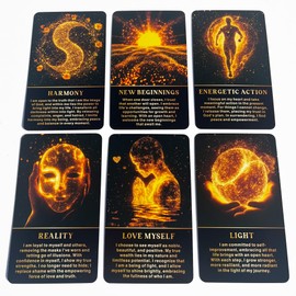 DPEHAKMK Path of Light Orale Deck, Spiritual Oracle Cards, Life Relationships Oracle Cards for Beginners, Healing Oracle Deck for Spiritual Development