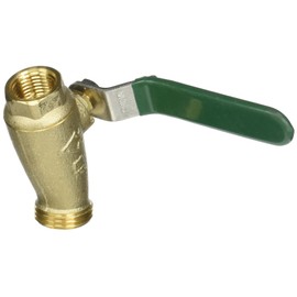 ARROWHEAD BRASS & PLUMBING 253BVLF 1/2" Female Iron Pipe x 3/4" Hose Thread, Ball Valve, Lead Free