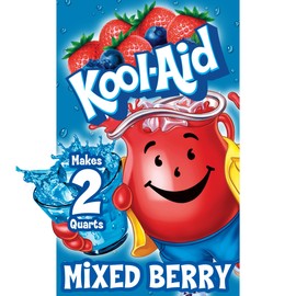 Kool-Aid Unsweetened Caffeine Free Mixed Berry Zero Calories Powdered Drink Mix 192 Count Pitcher Packets