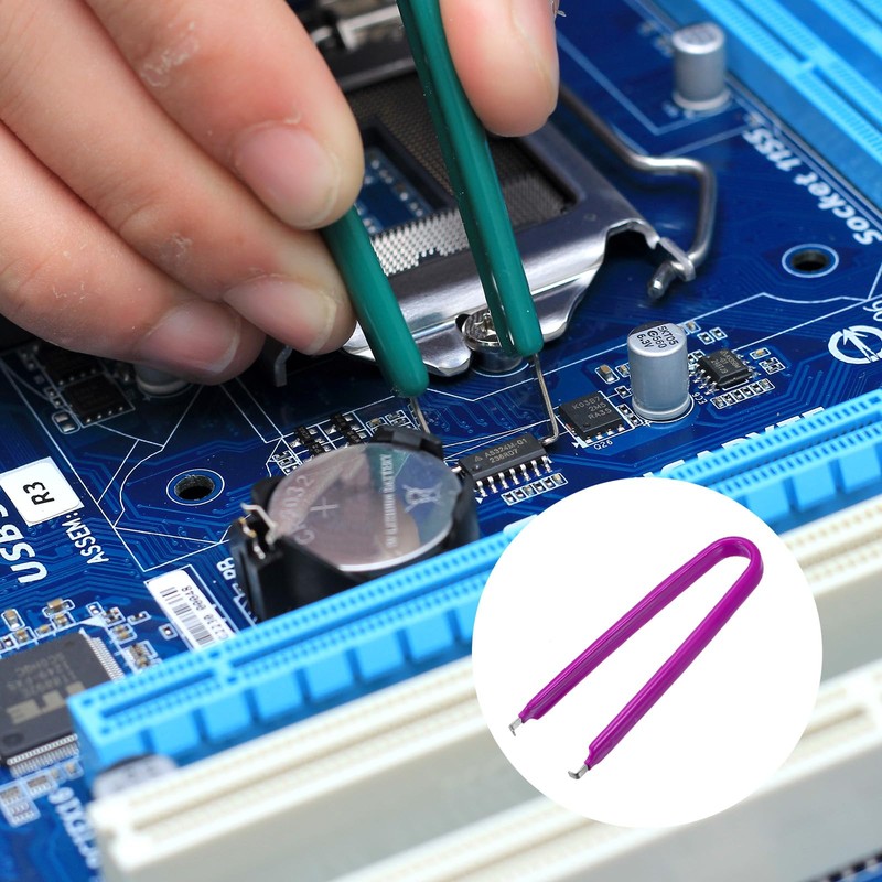 sourcing map IC Chip Extractor 100mm Stainless Steel with U