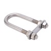 12x130mm Marine Bow Stern Eye U Bolt with Adjustable Screw