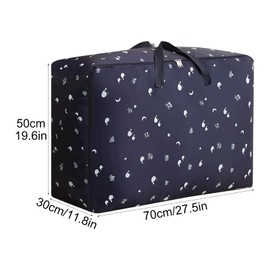 3PCS Large Storage Bags,Storage Bags with Zips,Clothes Storage and Moving Bags for Moving House Quilt Blankets Bedding Clothes Moving Storage Containers