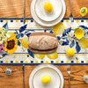 Kabwea Lemon Summer Table Runner, Tablecloth, Summer Decor Indoors, Table