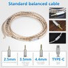 okcsc ER4SR to 2.5MM Upgraded Replacement Cable for Etymotic Earphones