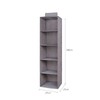 AIMALL Hanging Wardrobe Organiser – 3/4/5 Layer Clothes Storage Shelves,
