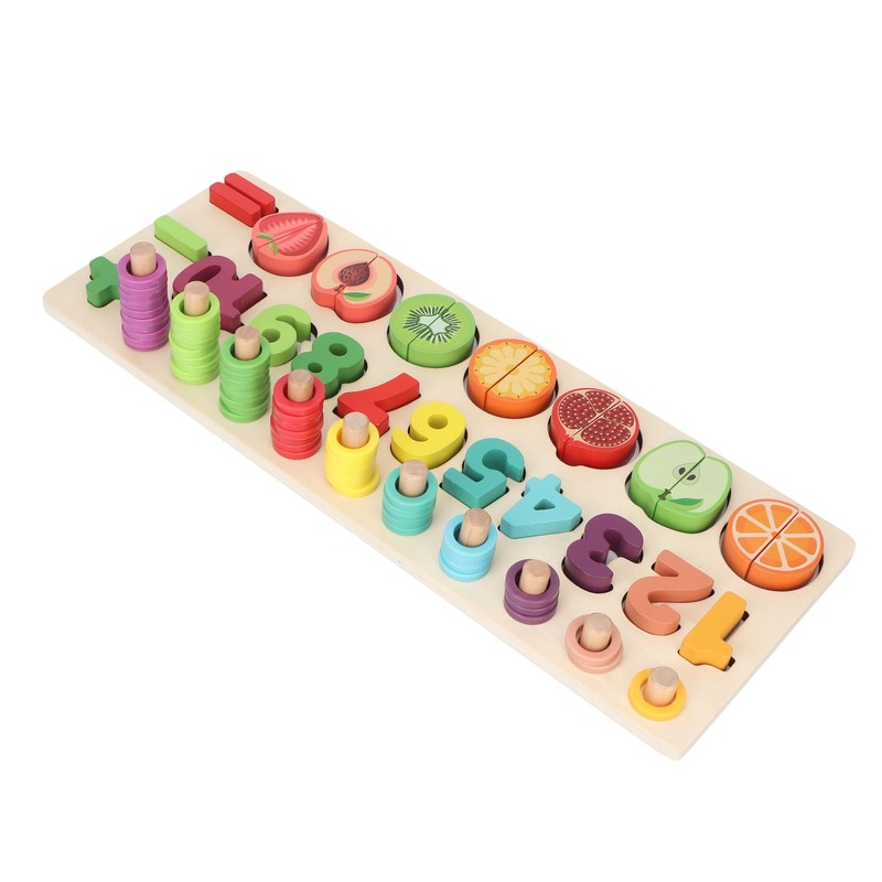 Counting Shape Stacker Improve Cognitive Ability Smoother Edge Bright Colors