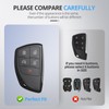 2Pack For Chevy Key Fob Cover With Keychain. TPU Soft