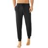 Latuza Men's Viscose Jogger Pajama Pants Lounge Bottoms XL Black
