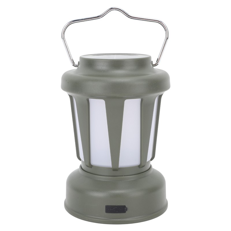 Camping Lantern Solar Powered USB Rechargeable Stepless Dimmable Retro Style