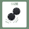 6 Pairs (3 Black + 3 White) Magnetic Snaps for