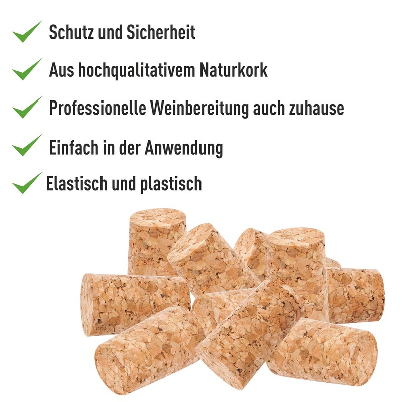 Browin 652302 Cork for Wine Bottles with an Inner Diameter