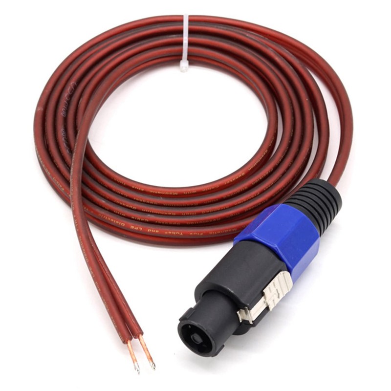 CosyCaya Speakon Loudspeaker Cable, Blank Cable, Open End Amplifier Cable,