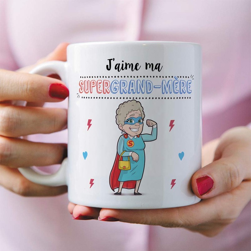 MUGFFINS Mugs for Grandma french