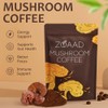 ZOAAD Mushroom Coffee - 6 Organic Adaptogenic Mushrooms with Lion’s