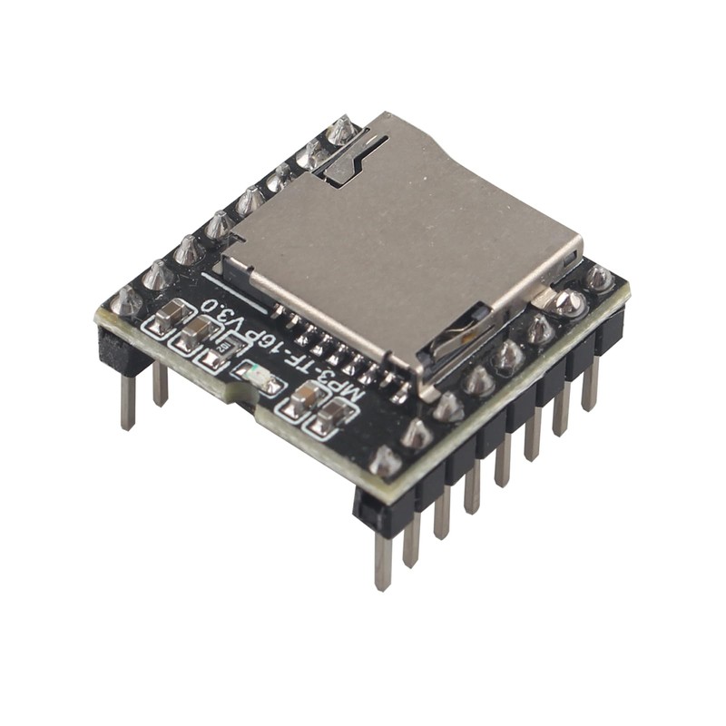 HALJIA 2PCS DFPlayer Mini MP3 Player Module Universal 24-bit DAC
