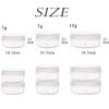 5 Gram Cosmetic Containers 50pcs Sample Jars Tiny Makeup Sample