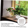 SUPVOX Self-Watering Hanging Flower Pot Planter Hook for and Violets