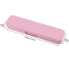 OriGlam 1pcs 20cm / 7.8inch Besteckbox, Reisegeschirr, Aufbewahrungsbox, Reiseutensilien, Besteckkasten, Gabel, Löffel, Essstäbchen, Utensilien für Camping (1 Stück), Rosa