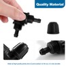 VooGenzek 10 PCS 4/7 mm Drip Irrigation Fittings, Irrigation Elbow