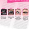 RITALASH 384PCS 4 Style Cluster Lashes Book Individual Lashes Clusters