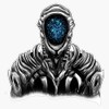 Lost In Space Robot (Original Blue Refined) Sticker Bumper Sticker