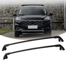 Xilady Compatible with 230lb Car Roof Rack Cross Bars for 2020-2024 Ford Escape with Lock,Heavy Duty Aluminum Crossbar Rooftop Cargo Carrier Luggage Kayak Bike,Automotive Exterior Accessories(Black)