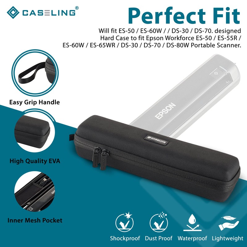 Case Fits Epson Workforce ES-50 / ES-60W / DS-30 /