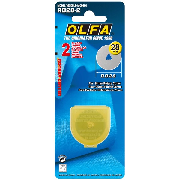 Olfa Rotary Blade Refill (2 Per Package) 28mm