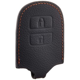 Honda Genuine Parts Fit [GP5 GK3 GK4 GK5 GK6] Smart Key Cover (Genuine Leather, Brown Stitching) [Black] [08U08-T5A-010]