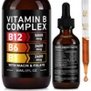 Vitamin B Complex Liquid Drops, 60ml High Strength B-Vitamin Complex