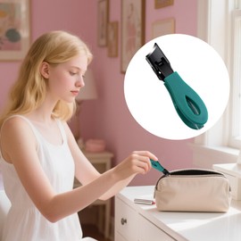 Toe Nail Clippers for Men,Large Opening Anti-Splash Nail Clipper - Heavy Duty Fingernail Trimmer Portable Toenail Cutter for Travel Household Seniors Salon Men Kids Elderly Women