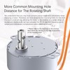 Synchronous Motor 100-120V AC 50/60Hz 15-18RPM Shaft Rotation CW/CCW 4W