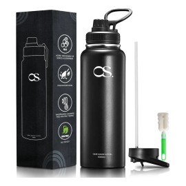 Termo De Acero Doble Pared Inoxidable Con Fría/caliente 34oz